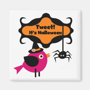Íman Tweet Halloween T-shirts e presentes