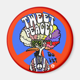 Íman Tweet Peace!ímã
