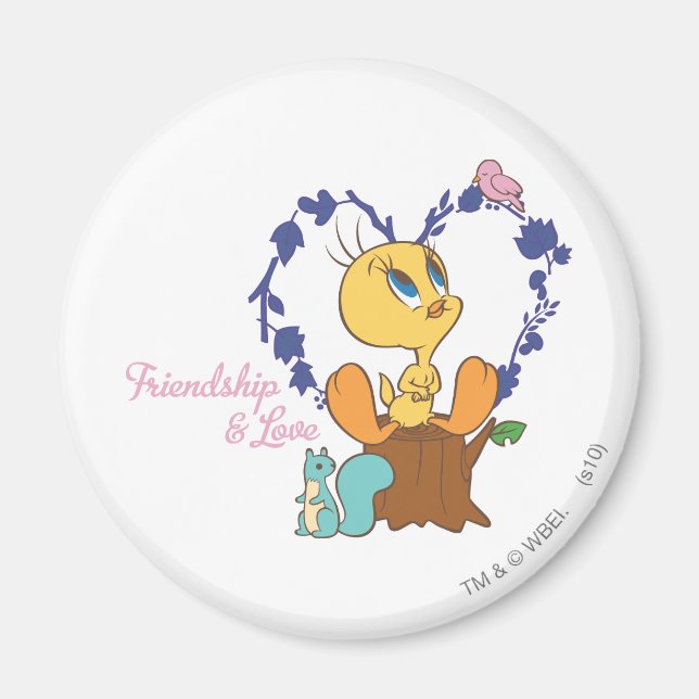 Íman TWEETY™ "Amizade E Amor" (Frente)