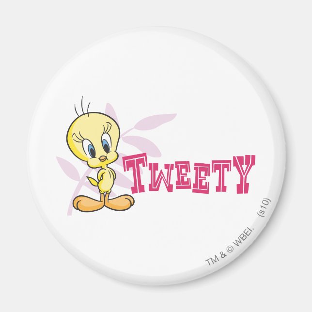 Íman "TWEETY™" rosa (Frente)