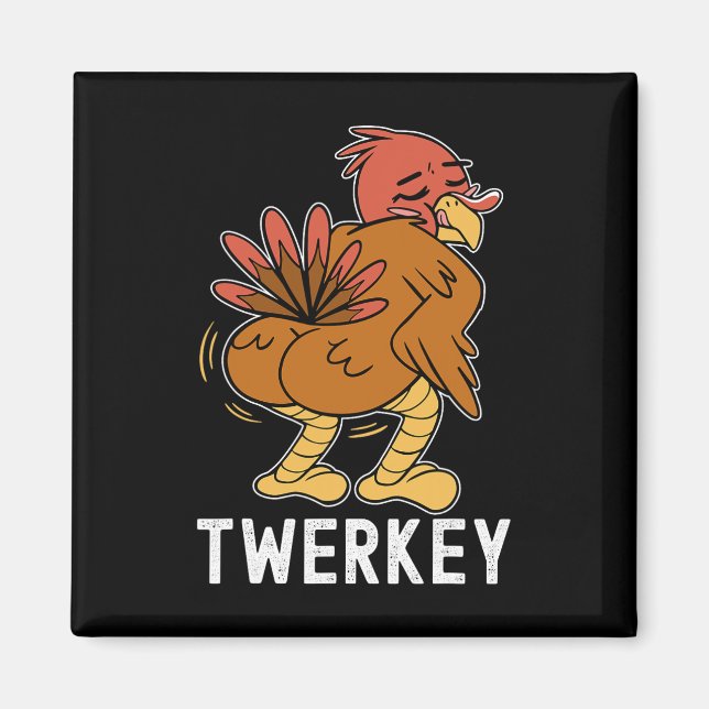 Íman Twerkey Twerking Turquia Diversão Dançando Turquia (Frente)