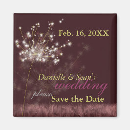 Íman Twilight Dandelions Casou Salve a Data
