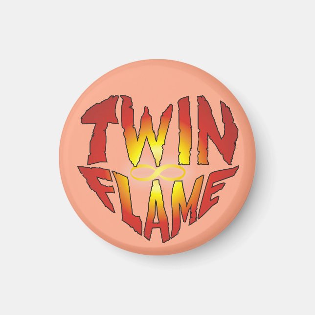 Íman Twin Flame Heart (Frente)