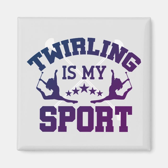 Íman Twirling é o meu esporte (Frente)