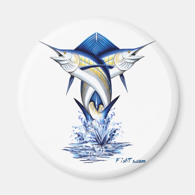 Íman Twisted Marlins Jumping (Frente)