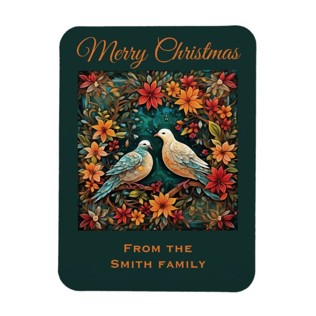 Íman Two Turtle Doves (Vertical)