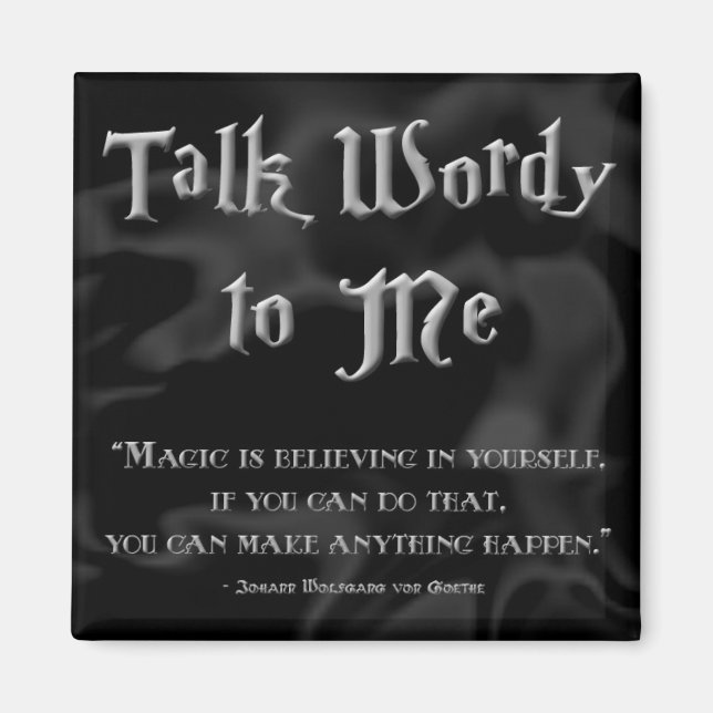 Íman TWtM Magic Goethe Magnet (Frente)