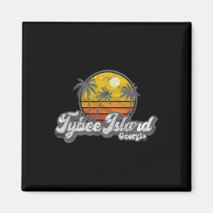 Íman Tybee Island Ga Retro 70's Vintage Surfer Gift