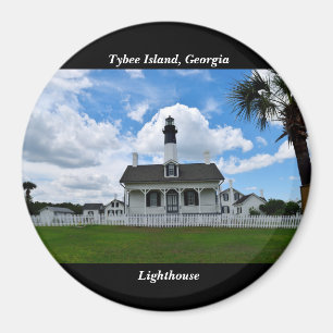 Íman Tybee Island, Georgia Lighthouse Magnet