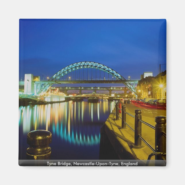Íman Tyne Bridge, Newcastle-On-Tyne, Inglaterra (Frente)