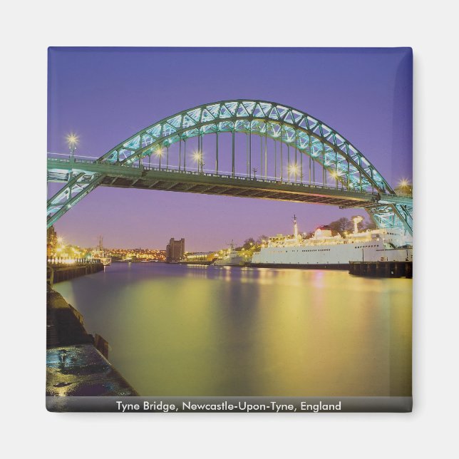 Íman Tyne Bridge, Newcastle-On-Tyne, Inglaterra (Frente)