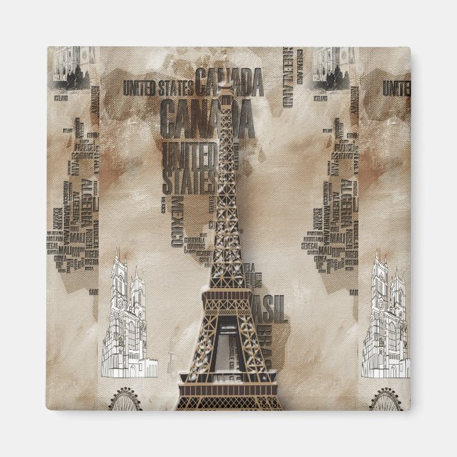 Íman Typeografia Paris (Frente)