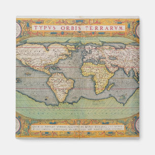 Íman Typus Orbis Terrarum, mapa do mundo