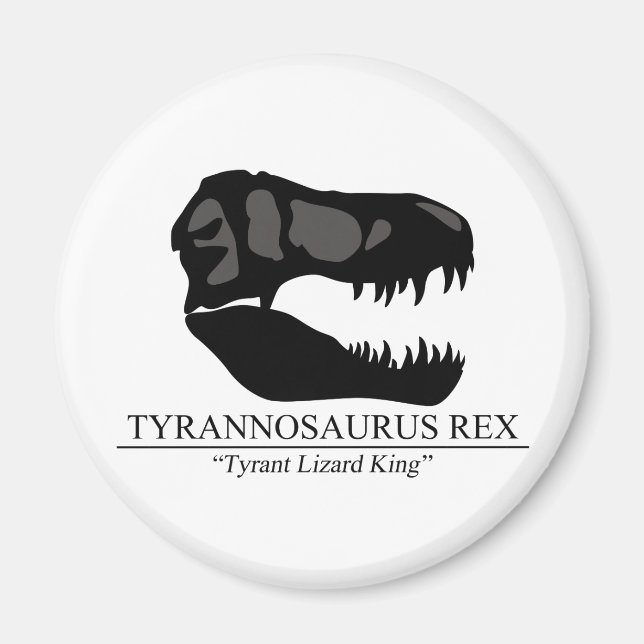 Íman Tyrannosaurus Rex Skull (Frente)