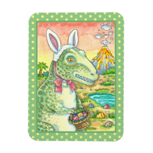 ÍMAN TYRANNOSAURUS, T-REX GENTO, DINO BUNNY LESTE