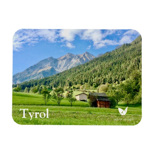 Íman Tyrol - imã de geladeira por Velvet Escape (Horizontal)