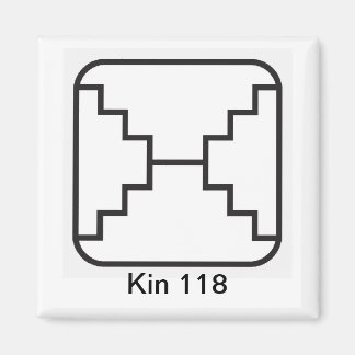 Íman Tzolkin Espelho Branco Kin 118