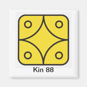 Íman Tzolkin Estrela Amarela Kin 88