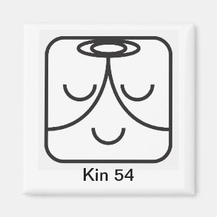 Íman Tzolkin Mago Branco Kin 54