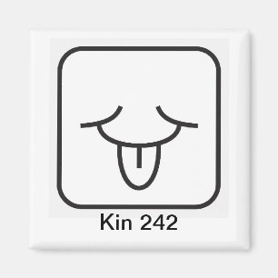 Íman Tzolkin Vento Branco Kin 242