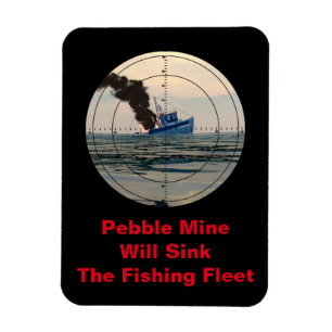 Íman U-29 - Stop Pebble Mine