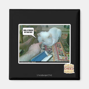 Íman U empurrou minha cara para dentro!