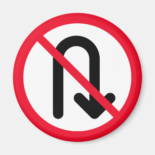 Íman U Transformar Proibido   Sinal de círculo vermelho