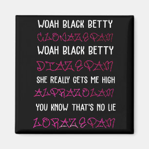 Íman Uau Black Betty Clonazepam Uau Black Betty Diazepa