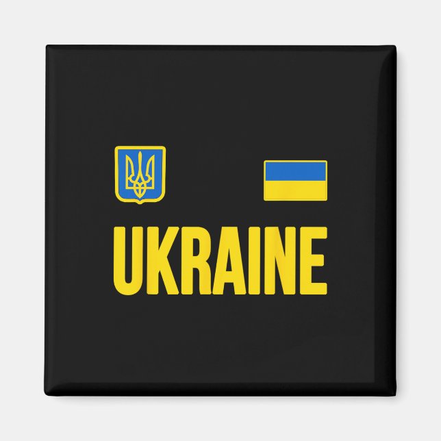 Íman Ucrânia Bandeira Ucraniana 2  (Frente)