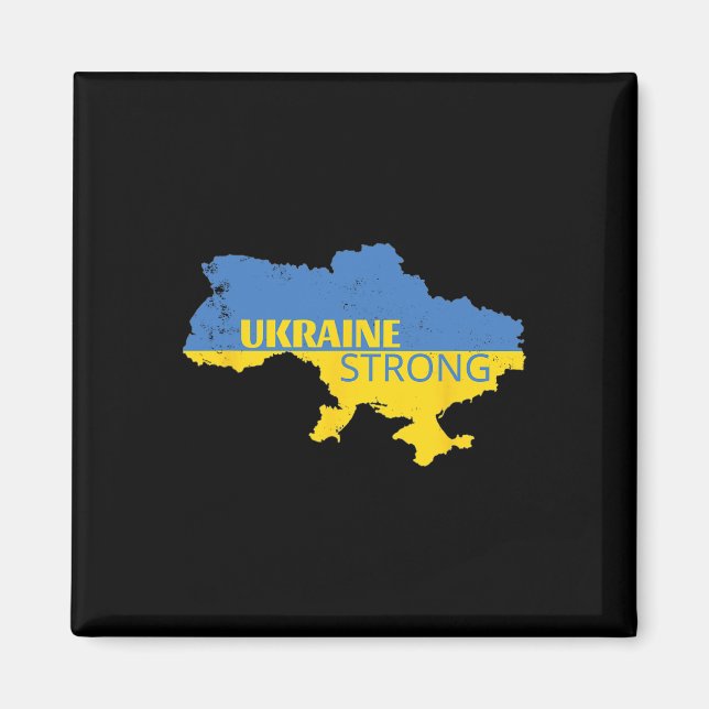 Íman Ucrânia Forte - Eu Estou Com a Paz da Ucrânia  (Frente)