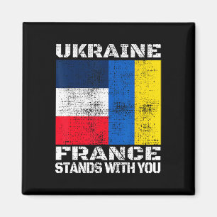 Íman Ucrânia França Fica Ao Seu Lado Bandeira de Apoio