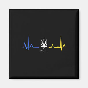 Íman Ucrânia Tryzub Bandeira Ucraniana Tridente Zelensk
