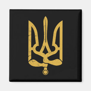Íman Ucrânia Ucraniano Kiev Trysub Bandeira 10