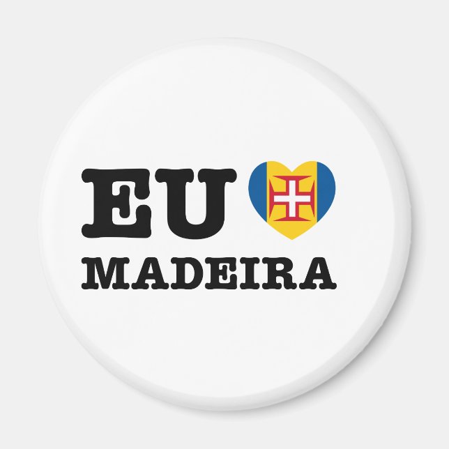 Íman Ue Amo Madeira (Frente)