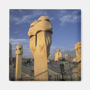 Íman UE, Espanha, Catalunha, Barcelona. Antonio Gaudi's