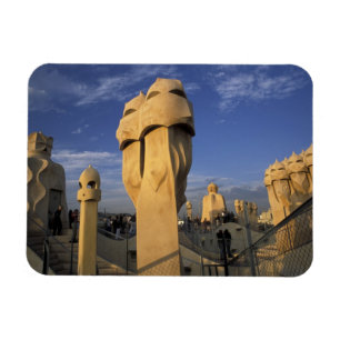 Íman UE, Espanha, Catalunha, Barcelona. Antonio Gaudi's