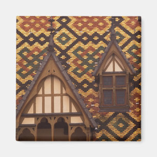 Íman UE, França, Borgonha, Cote d'Or, Beaune. Telhado