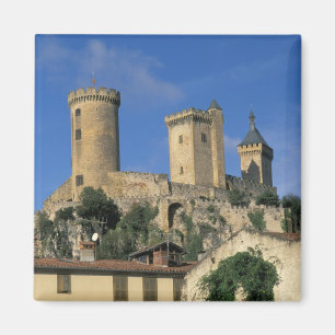 Íman UE, França, Foix, Ariege, Pirenéus. Castelo