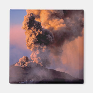 Íman UE, Itália, Sicília, cume do vulcão Etna