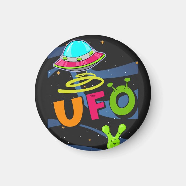 Íman ufo no espaço diga oi (Frente)