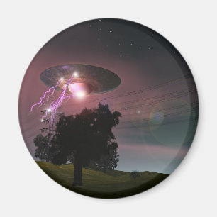 Íman UFO sobre o ímã das linhas de alta tensão 2