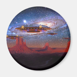 Íman UFO sobre o ímã do vale do monumento