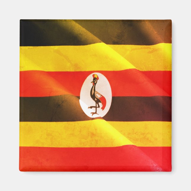 Íman UG002 UGANDA, bandeira de acendimento. África, Fri (Frente)