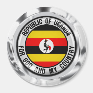 Íman Uganda Round Emblem