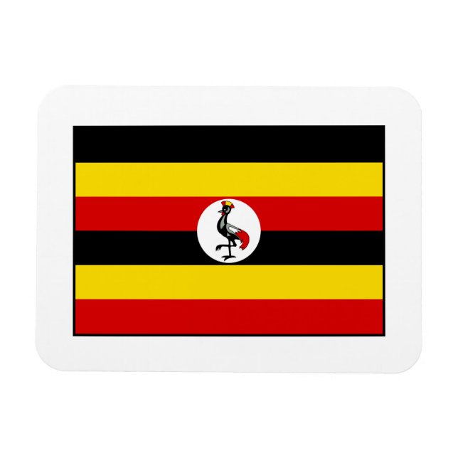 Íman Uganda - Uganda Flag (Horizontal)