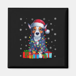 Íman Ugly Xmas Lights Santa Hat - Gado Australiano C