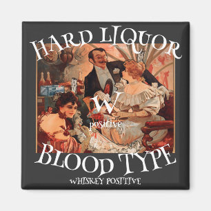 Íman Uísque Tipo Sanguíneo W positivo HG Hard Liquor