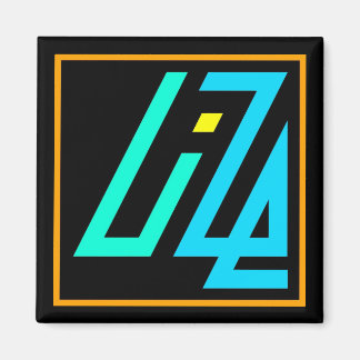 Íman UIZE Magnet (laranja na borda negra)