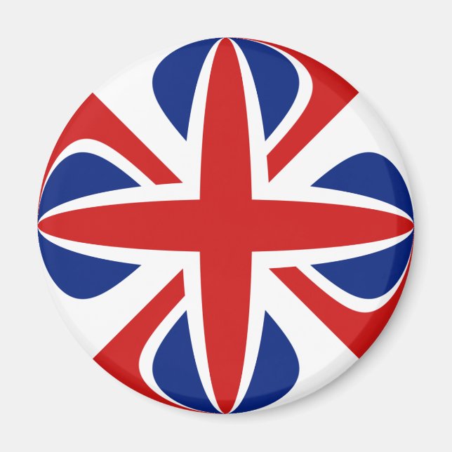 Íman UK Fisheye Flag Magnet (Frente)