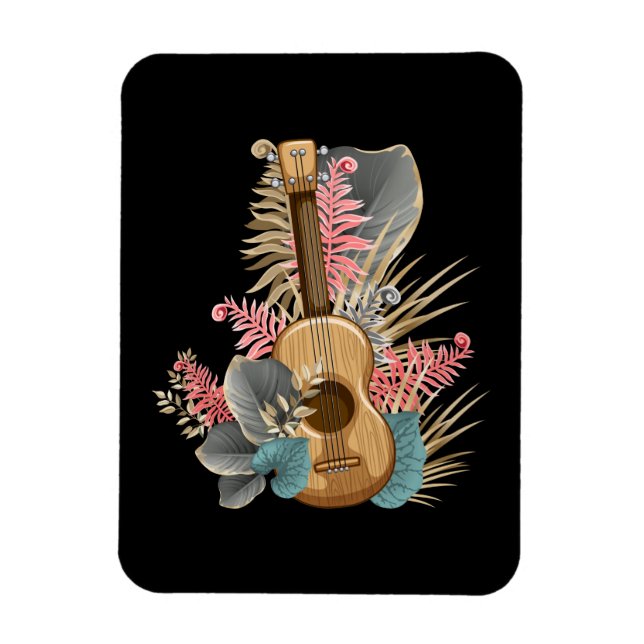 Íman Uke Ukulele Guitar - Guitarrista Músico Ukulele (Vertical)